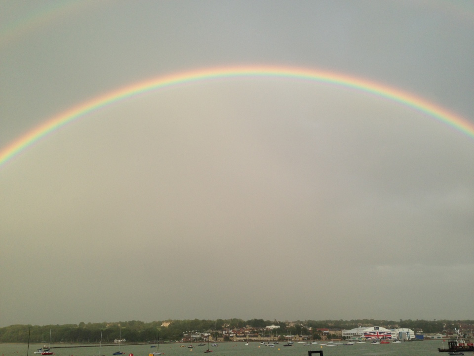 Rainbow over Cowes